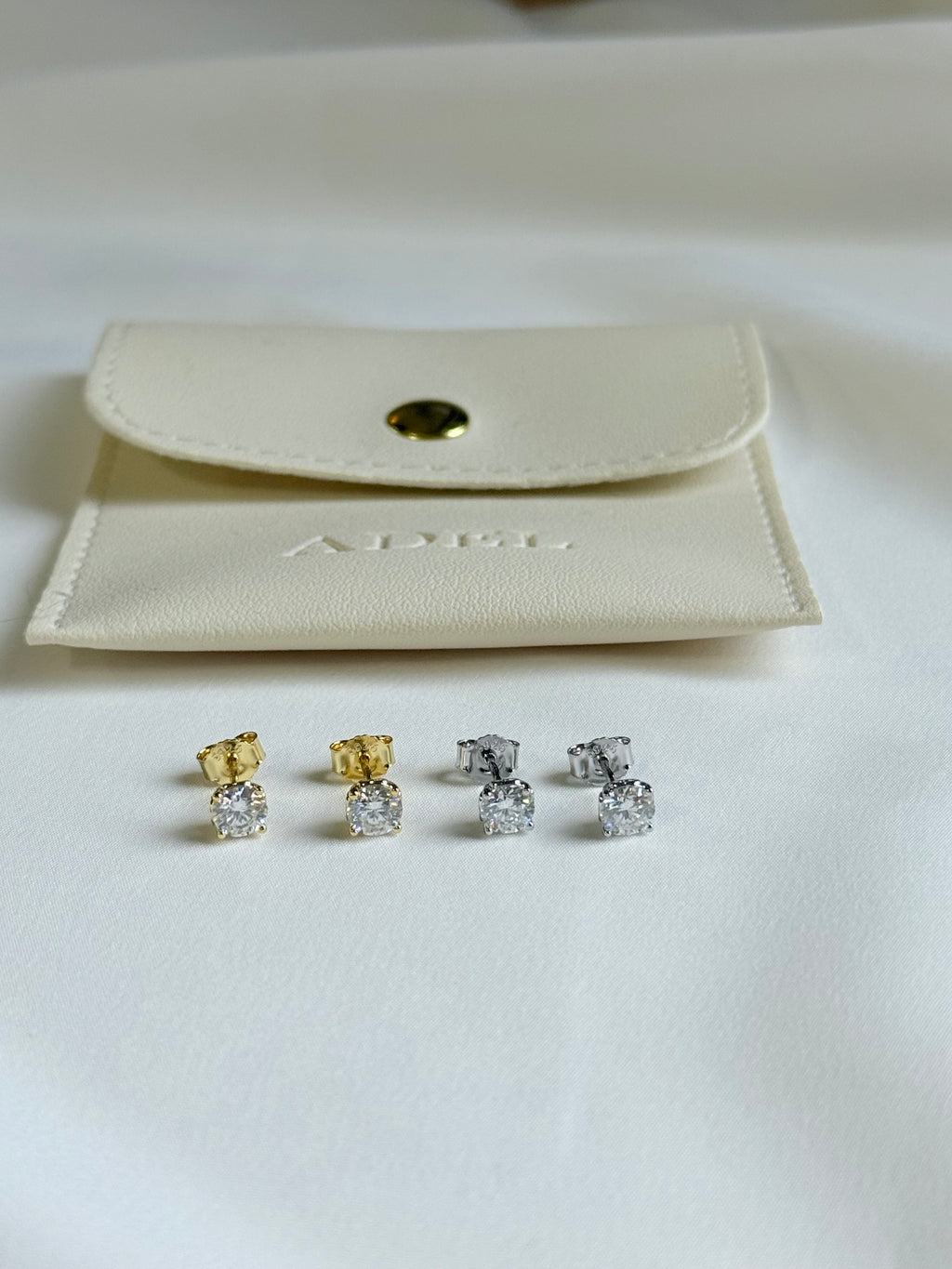 The Elune 1ct Moissanite Studs