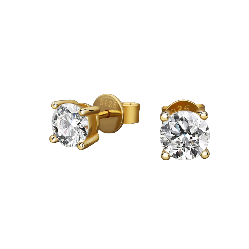 The Elune 1ct Moissanite Studs